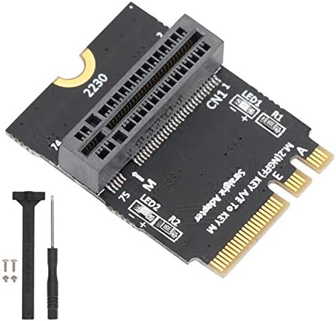 EBOXER-1 M.2 כרטיס מתאם SSD, NVME SSD ל- M.2 Key A E Enctical Network Converter Converter Electronic, עבור