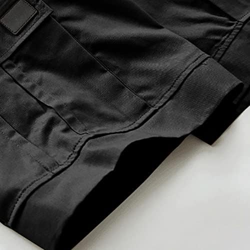 מכנסי טיול של יקריטיאננה מכנסיים קצרים מטען מגורים קלים מכנסיים קצרים טקטיים במכנסיים קצרים בצבע אחיד למכנסי