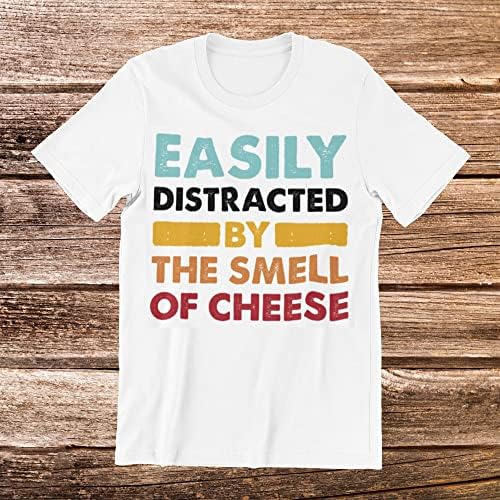 בקלות מוסחת על ידי ריח של גבינת גבינת אנין טעם מתנה גבינת מאוורר תלבושת גבינת אוכל יוניסקס