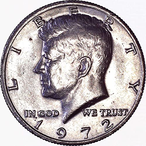 1972 קנדי ​​חצי דולר 50C על לא מחולק