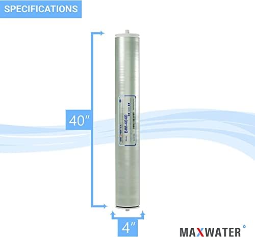 אלמנט קרום מים מליחים מקסימלי-ב-4040 2400 ג 'י-פי-די, אוסמוזה הפוכה מסחרית בגודל 4 על 40 טוב לשימוש חוזר