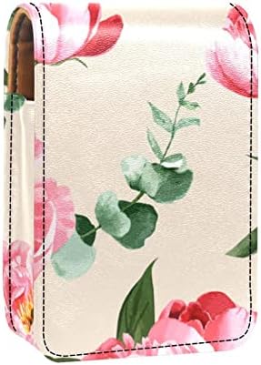 בוטני פרח צבעי מים איפור ארנק ליפסנס פאוץ נסיעות נשים מיני נייד פסטיק אחסון ארגונית שפתון מקרה