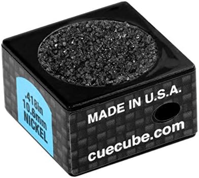 Cue Cube בריכת ביליארד קצה קצה קצה 2 ב 1 מעצבן רדיוס ניקל רדיוס צבע שחור ובריכת ביליארד רמז חללקים
