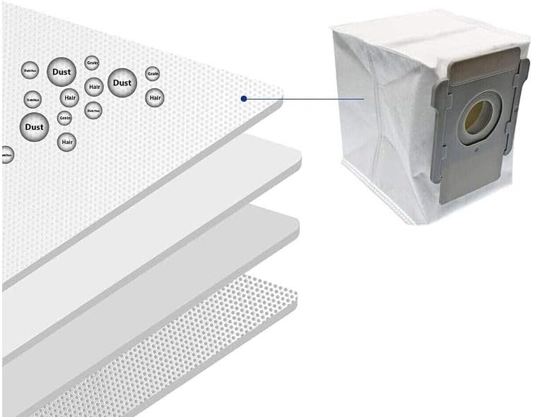 שקית אבק רובוט סוחפת S9 שקית אבק E5 E6 10 מחשבים