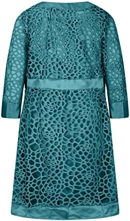 שמלת בנות סט סתיו חורף 2023 שרוול ארוך שרוול ארוך תחרה תחרה שני חתיכות שמלת טרקלין קרדיגן סט