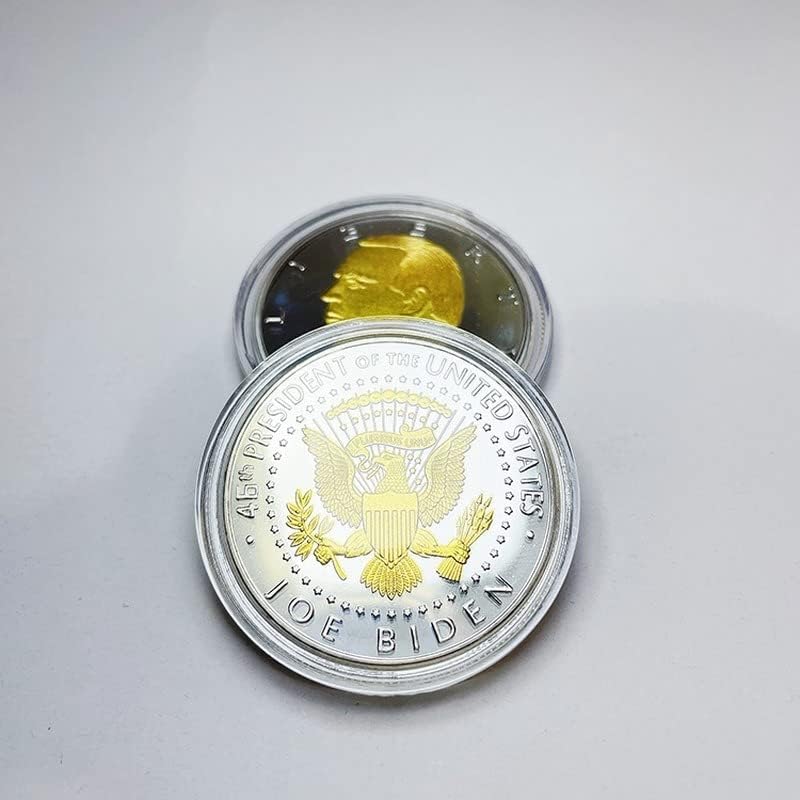 2021 בידן של נשיא ארהב בידן זהב צבעי זיכרון מטבע מטבע מטבע מטבעות זהב מטבעות זהב