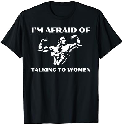 אני מפחד לדבר נשים סאטירי אימון חולצה