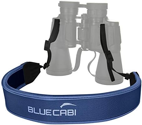 רצועת כתף צוואר ניאופרן כחולה למצלמות ומשקפת-התאמה מתכווננת נוחה לגברים ולנשים עם חומר נגד החלקה-עיצוב קל משקל