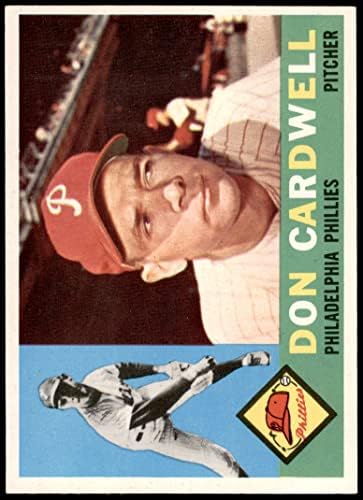1960 Topps 384 DON Cardwell Philadelphia Phillies NM Phillies