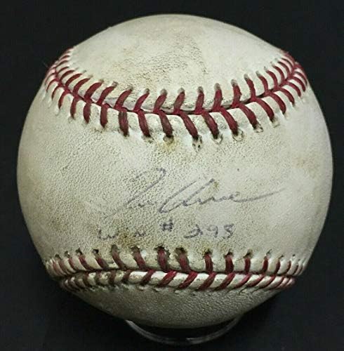 משחק חתום טום גלאווין השתמש בבייסבול תוסס זכייה 298 חתימה PSA Steiner Loa - משחק חתימות MLB