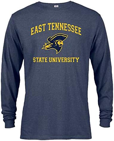 ספורט שלך ציוד מזרח טנסי מדינת אוניברסיטת שודדי אטסו במצוקה רטרו לוגו ארוך שרוול חולצה