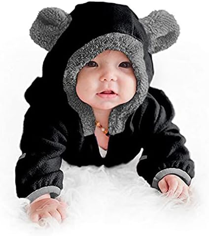 דוב פליס פליס ברדס מעיל סרבל סרבל ילד ילד תינוקת תינוקת רומפר אוזניים בנות מעיל ומעיל בגדי בנות בגדים