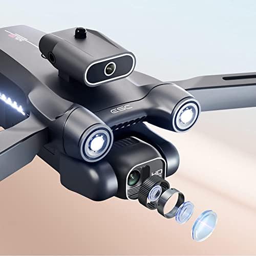 מטוס AFEBOO RC עם מצלמת HD 6K HD, מתנת צעצוע של Drone RC לבנים ולבנות, מנוע ללא מברשות, מיקום זרימה אופטית,
