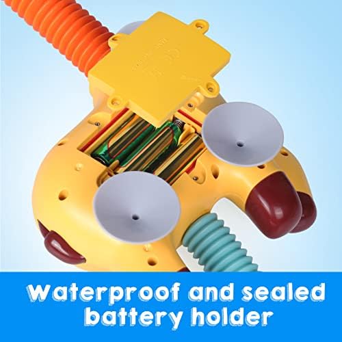 צעצועי אמבטיה של ג'ירפה, צעצועי יניקה אוטומטיים של ממטרה אוטומטית לפעוטות 1-3, צעצועי אמבטיה צעצועי מים
