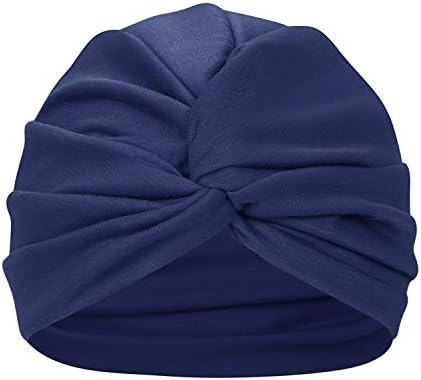 טורבנות בדים לנשים קשורות מראש קפלים קפלים על שינה מעוותת טורבן ראש עטוף כובע רחצה אלסטי