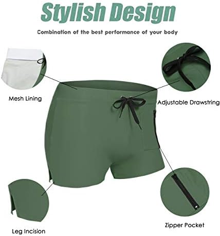 Coofandy Mens Swim Swim Swimwear בגדי ים בגדי ים שחייה בקצרה של לוח רגליים מרובע קצר