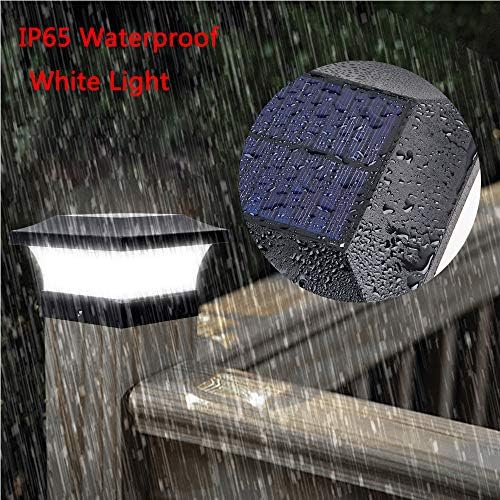 פנס עמוד סולארי רטרו רטרו, LED חיצוני IP65 מנורת עמוד אטום למים, מנורת רצפה חכמה לשליטה קלה, מתג דחיפה, ABS AIPSHADE,