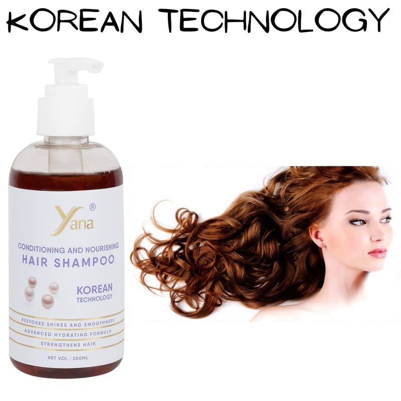 שמפו שיער של יאנה עם שמפו שיער טכנולוגי קוריאני לנשים ונשים