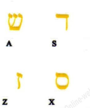 מדבקות מקלדת עברית אותיות צהובות שקופות לכל מחשב מחשב נייד מחשב שולחני מחשב