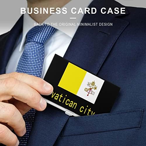 דגל של הוותיקן עסקים מזהה כרטיס מחזיק סילם מקרה מקצועי מתכת שם כרטיס ארגונית כיס