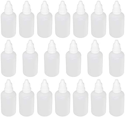 1.7 עוז עין מעבדה עין בקבוקי טפטפת פלסטיק 20 יחידות, 50 מ ל סחיט עין נוזל טפטפת פה דק באמצעות
