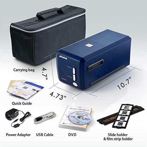 פלוסטק אופטיקפילם 8100-35 ממ שלילי סרט / שקופיות סורק עם 7200 דפי פלט 48 סיביות. צרור כסף פלוס