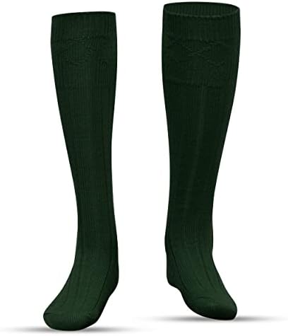 היילנד סקוטי צמר תערובת חצאית צינור לגברים מצולעים גרבי עבור ארהב נעל גדלים