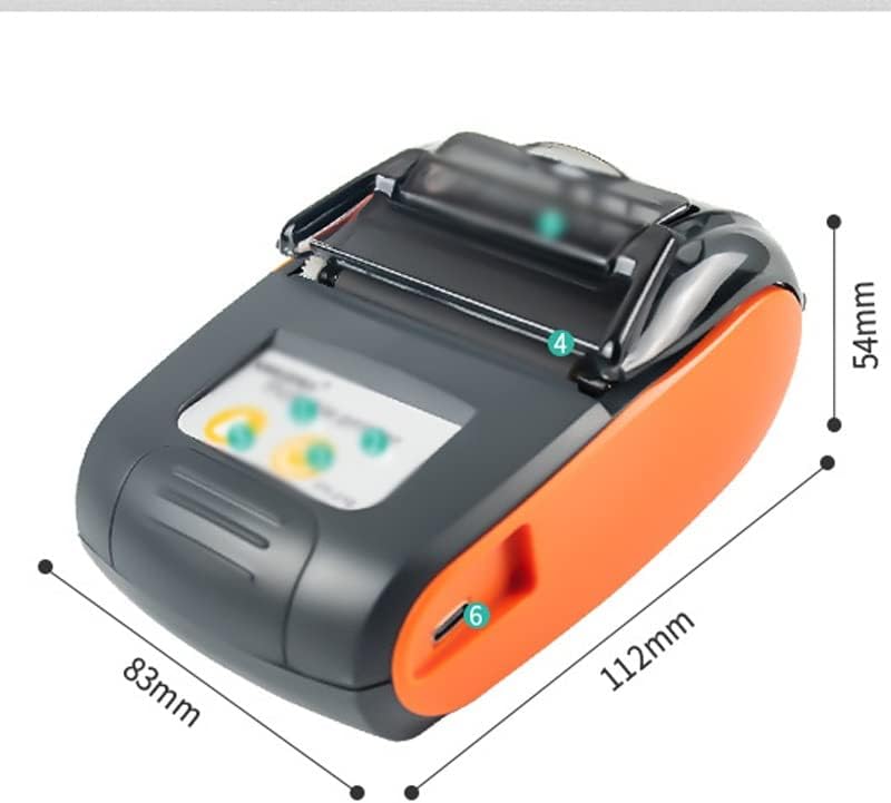 SLNFXC MINI Bluetooth מדפסת תרמית מיני מיני אלחוטית MINI מדפסת קבלת מדפסת חינם במדפסת טלפון