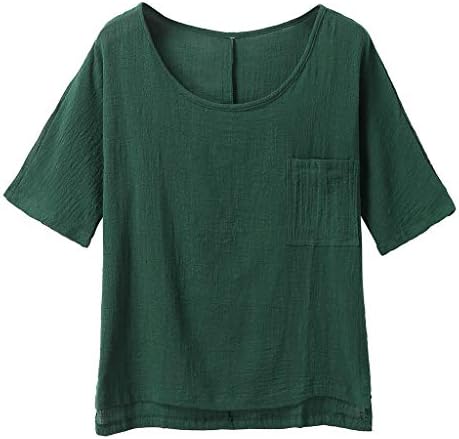 קיץ כיכר צוואר חולצות קלאסי קצר שרוול לקשור לצבוע נשים חולצות בתוספת גודל קל טרנדי מזדמן