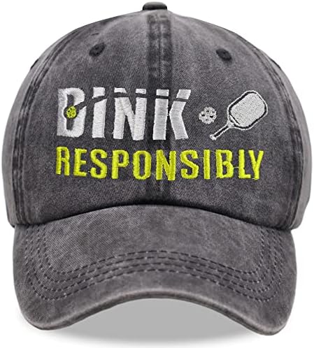 חמוצים מתנות לגברים נשים, דינק באחריות חמוץ כדור חיצוני ספורט כותנה מתכוונן בייסבול כובע