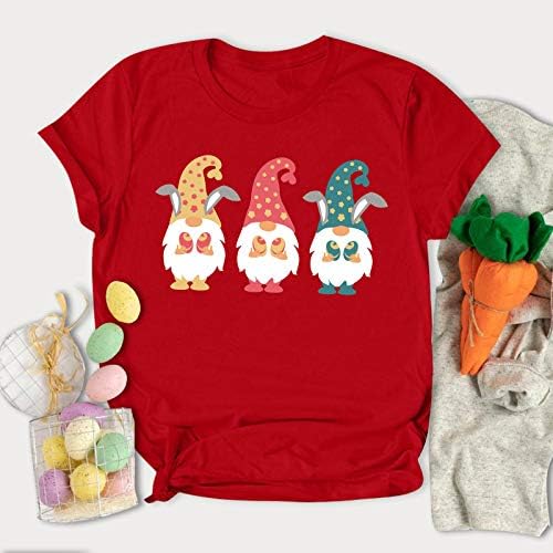 ביצי גמרים מצחיקות ביצי פסחא מודפסות חולצות חג רופפות חולצות חג מזדמנים