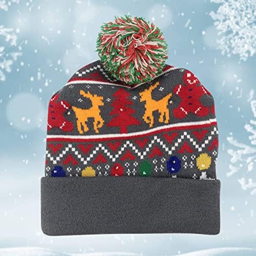שמלת כובע אולטרה קטיפה חג המולד עבה כובע מפואר רך סנטה חמוד בייסבול כובעי כובע