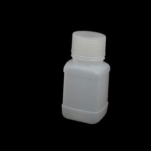 X-DREE 60 מל בורג פלסטיק עליון עליון בקבוק מגיב לבן W מכסה פנימי למעבדה (Bottiglia di Reagegee da 60Ml con tappo