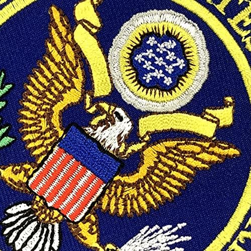 A-ONE 2 PCS Pack- The Seal Great of America+Applique Flag, America, America מזכרת, טלאי פטריוטי, תג צבא טקטי, ברזל