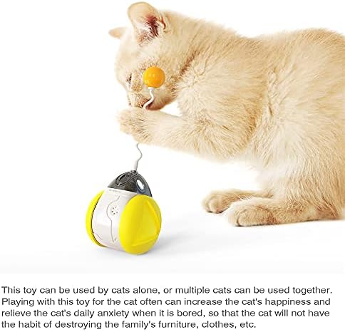 OTOMI GANLAN צעצועים לחתולים אינטראקטיביים לחתולים מקורה צעצועים אוטומטיים צעצועים עצמיים של חתלתול