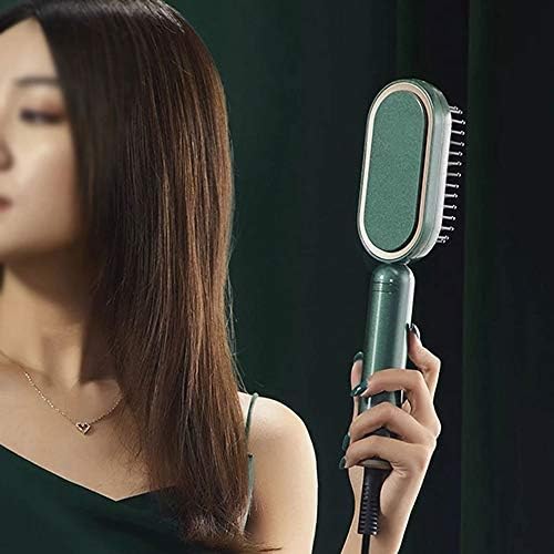 ZLXDP מחליק שיער מברשת קרמיקה חשמלית קרמיקה שיער שיער ברזל דיגיטלי חימום דיגיטלי שיער אנטי-סטטי שיער מברשת