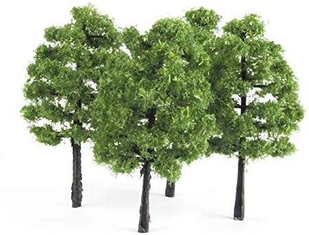 40 יחידות מיניאטורי עצים, 3.5 סמ הו / או בקנה מידה דגם עצי מיניאטורי עצים עבור מלאכות עשה זאת בעצמך