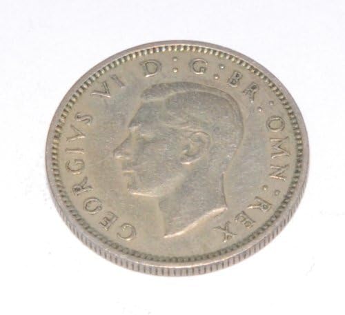 1949 Sixpence - מטבע חתונה מזל