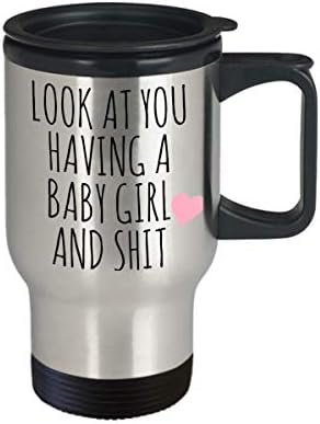 חדש תינוקת ספל יילוד ילדה זה ילדה נסיעות קפה כוס להסתכל לך שיש תינוקת
