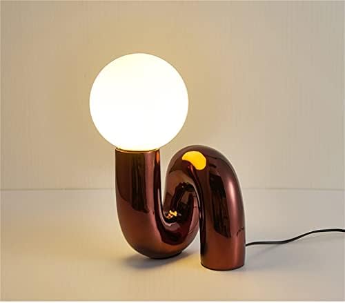 כדור זכוכית מינימליסטי עבה שולחן חדר שינה קליל ילדים מעצבים חדר דגם דגם מנורת שולחן אור