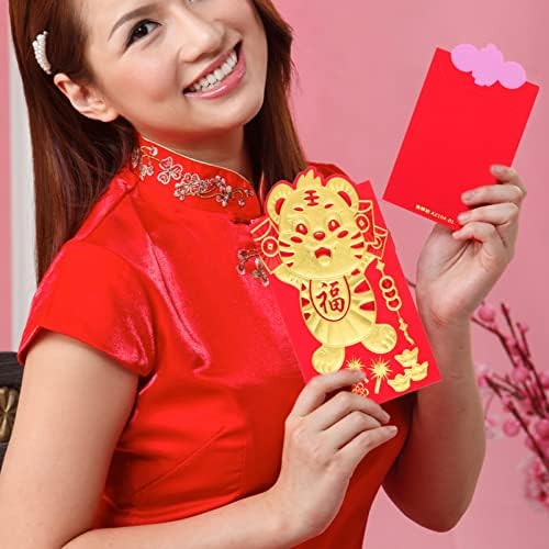 מעטפות אדומות סיניות 2022 שנה של נמר מזל כסף מנות אדום חדש שנה הונג באו עבור 2022 אביב פסטיבל חתונה אספקת