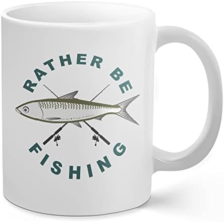 פאלם סיטי מוצרים ולא להיות דיג-11 עוז קרמיקה קפה ספל / מתנה גדולה עבור דייגים חובבים