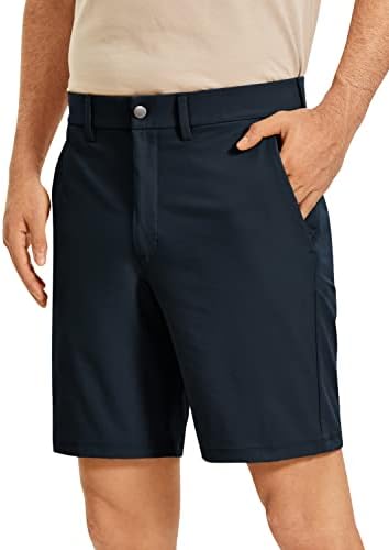 CRZ יוגה למתיחת גולף של CRZ - מכנסיים קצרים - 7 ''/9 '' רזים מתאימים למים ספורטיביים ספורטיביים מכנסיים