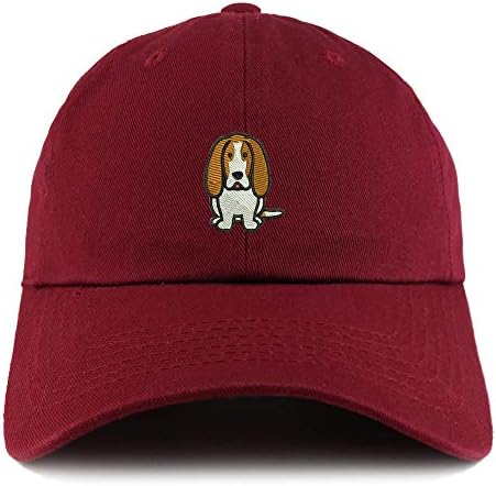 חנות הלבשה אופנתית Basset Hound Dog רקומה פרופיל נמוך כובע כובע אבא רך