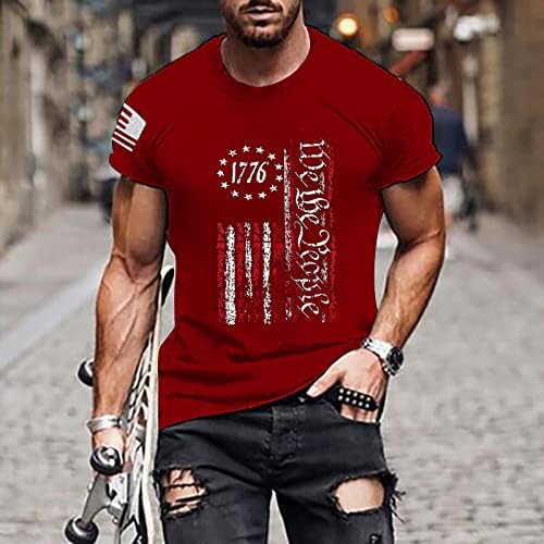 חולצות שרירים של AIHOU לגברים גרפיקה, חולצות T