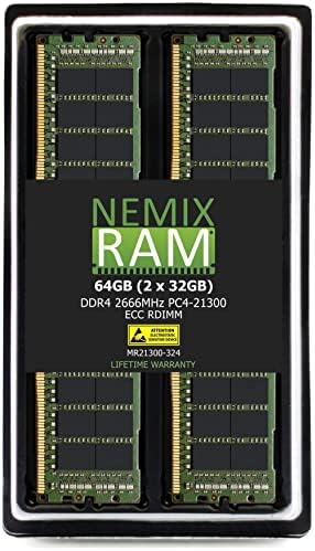384GB DDR4-2666MHz PC4-21300 ECC RDIMM 2RX4 1.2V זיכרון רשום לשרת על ידי NEMIX RAM