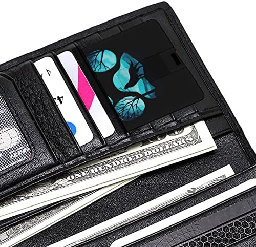 צורת כרטיס אשראי של Plash-Palm-Handrives Stick Stick Stake Shape