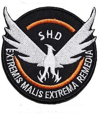 סוכן החטיבה של טום קלנסי, לוגו SHD לוגו צבאי טקטיקות טקטיקות מורל רקום+