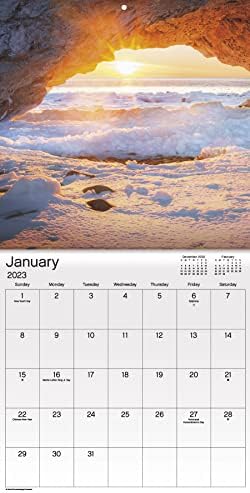 לוח שנה אטלנטיק קנדה 2023 - Deluxe 2023 צרור לוח השנה הקנדי עם למעלה ממאה מדבקות לוח שנה