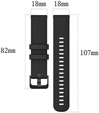 פס שעון סיליקון של קוסמה עבור 20 ממ 22 ממ צמיד החלפת רצועה אוניברסלית תואם לרוב השעונים עם רצועות 22 ממ
